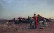 Eugene Alexis Girardet, Prayer in the Desert